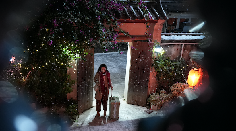 南方的场景制作雪景拍摄企业宣传片场景